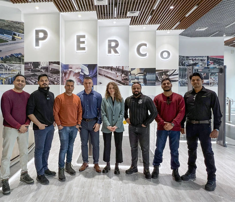 Partners from the UAE, Qatar, and Saudi Arabia visit PERCo